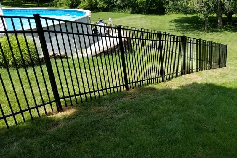 Aluminum Pool Fence installed in Hanover Township PA
