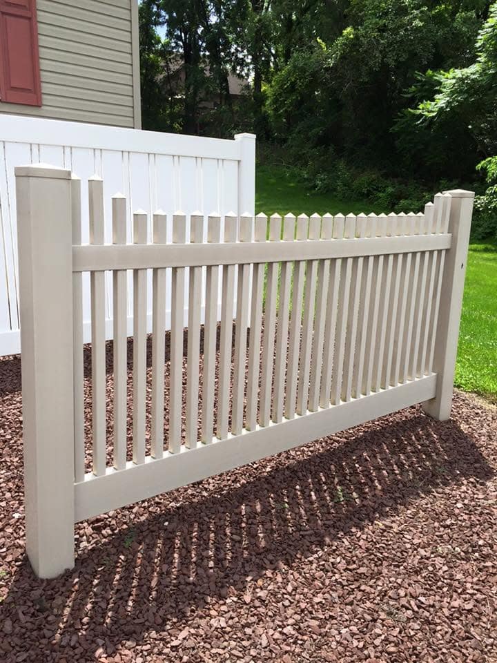 Vinyl Picket fence supply Allentown, bethlehem, Easton